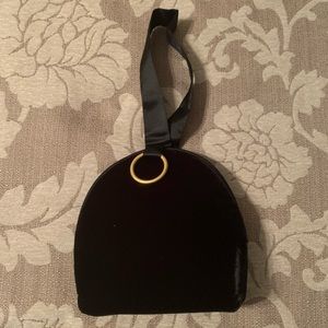 Velvet evening bag